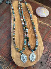 Load image into Gallery viewer, St. Raphael &quot;God Heals&quot; Guardian Angel: Ocean Jasper
