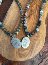 Load image into Gallery viewer, St. Raphael &quot;God Heals&quot; Guardian Angel: Ocean Jasper
