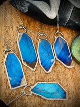 Load image into Gallery viewer, Real Blue Morpho Necklace
