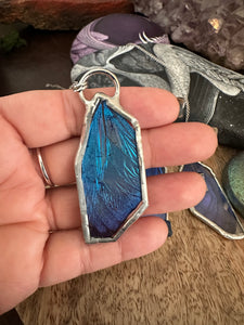 Real Blue Morpho Necklace