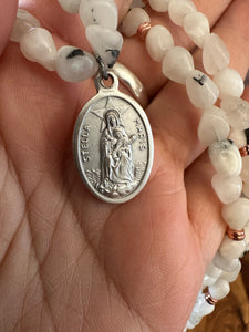 Mother Mary Pendants: Moonstone