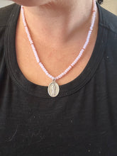 Load image into Gallery viewer, Mother Mary Pendants: Rose Quartz
