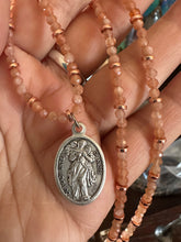 Load image into Gallery viewer, Mother Mary Pendants: Sunstone
