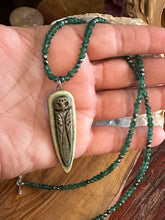 Load image into Gallery viewer, Artist Handmade Pendant and Green Onyx
