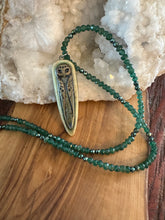 Load image into Gallery viewer, Artist Handmade Pendant and Green Onyx
