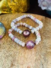 Load image into Gallery viewer, Lepidolite and Pink Tourmaline
