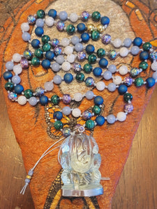 Ganesha Full 108 Gemstone Mala