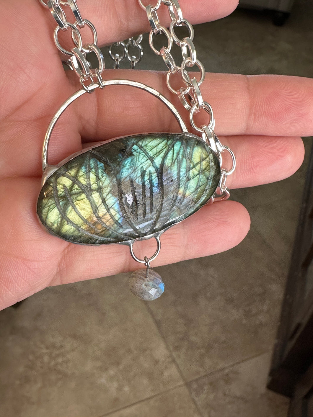 Labradorite Lotus